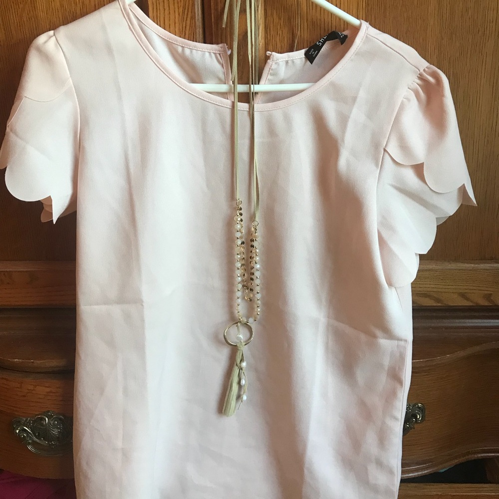 Light pink blouse
